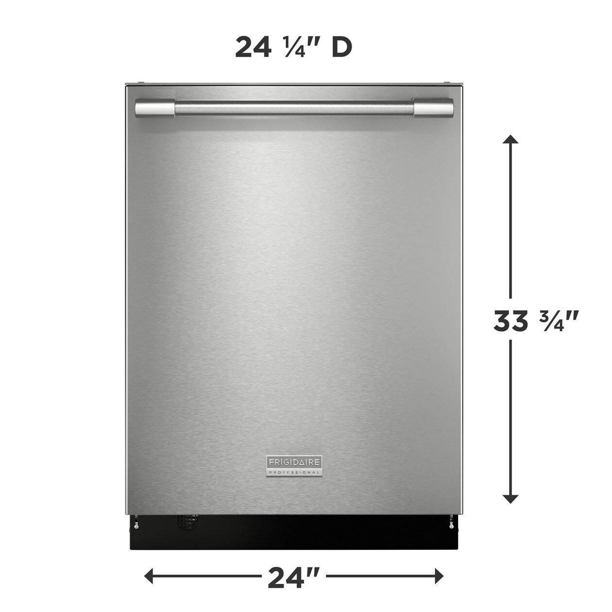  Professional 24" Stainless Steel Tub Built-In Dishwasher with CleanBoost™