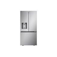 25 cu.ft. 3-Door French Door Refrigerator with Hybrid Handle Design and External Ice and Water Dispenser