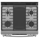 GE Profile GE Profile™ 30" Smart Slide-In Front-Control Gas Fingerprint Resistant Range with No Preheat Air Fry