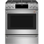 Café™ 30" Smart Slide-In, Front-Control, Gas Range with Convection Oven