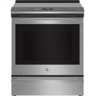 GE Profile™ 30" Smart Slide-In Fingerprint Resistant Front-Control Induction and Convection Range with No Preheat Air Fry