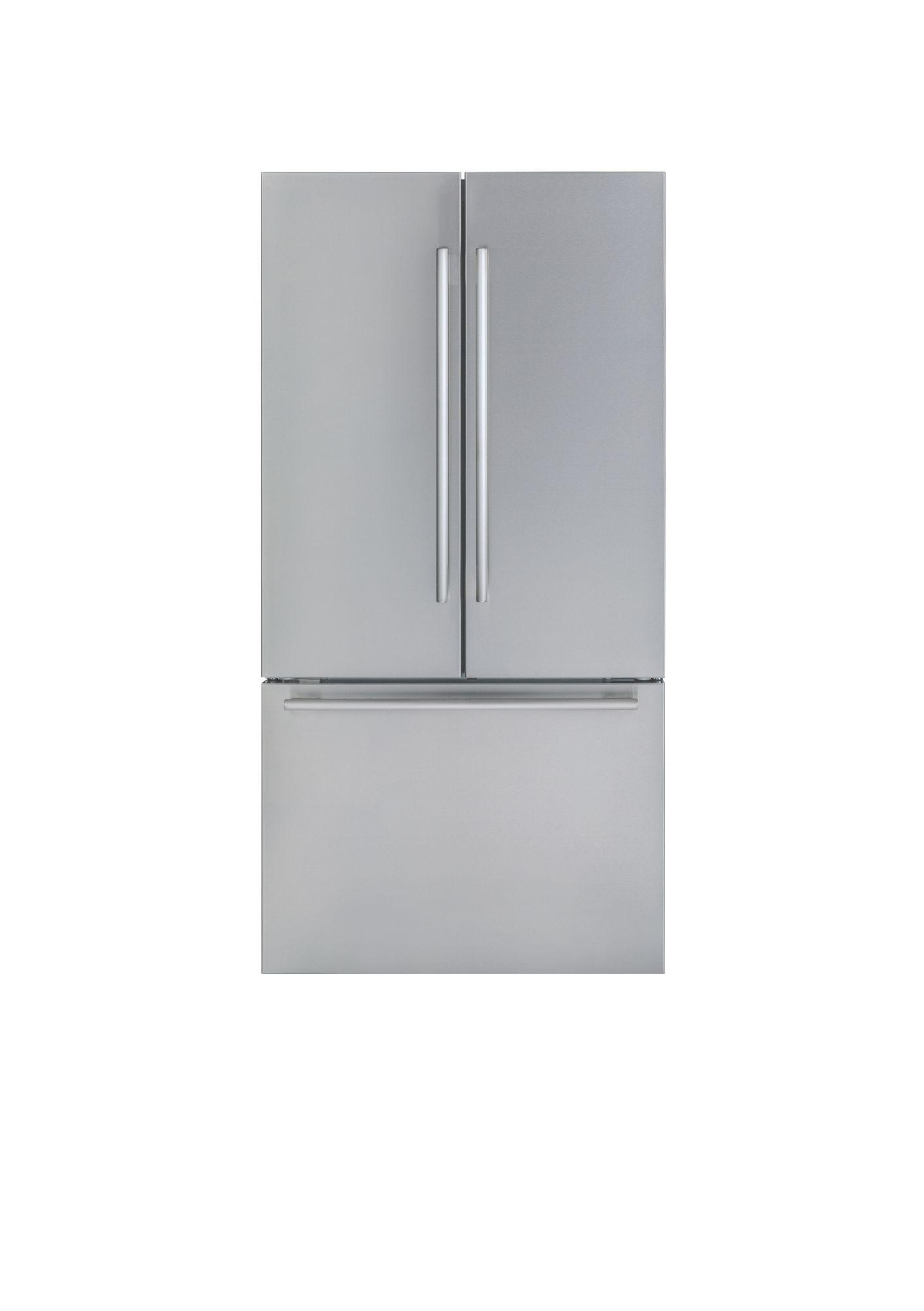 Freestanding French Door Bottom Mount Refrigerator 36'' Masterpiece® Stainless Steel