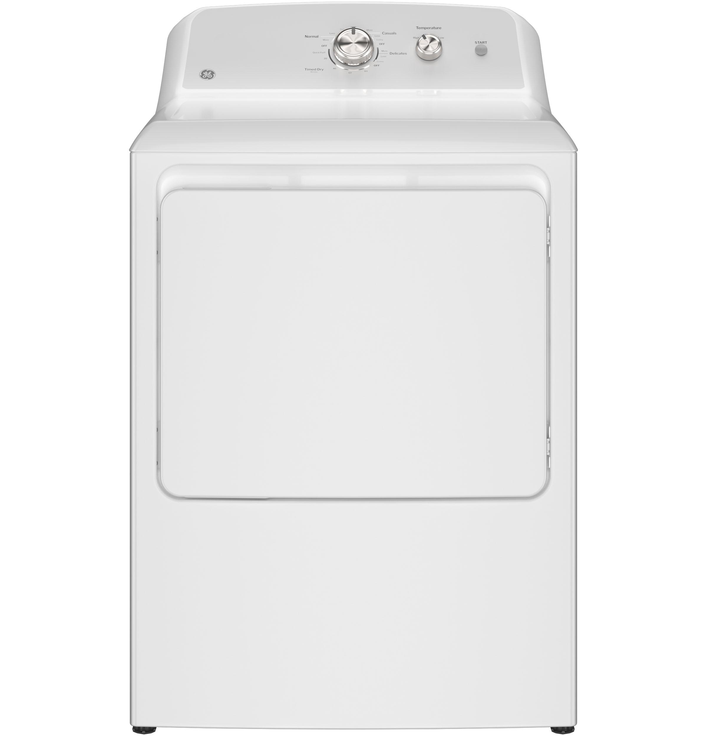 ®6.2 cu. ft. Capacity Electric Dryer with Up To 120 ft. Venting and Shallow Depth​