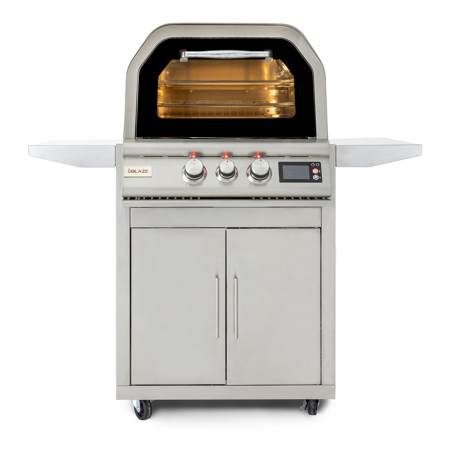 Blaze 26-Inch Gas Outdoor Pizza Oven With Rotisserie, With Fuel type - Propane