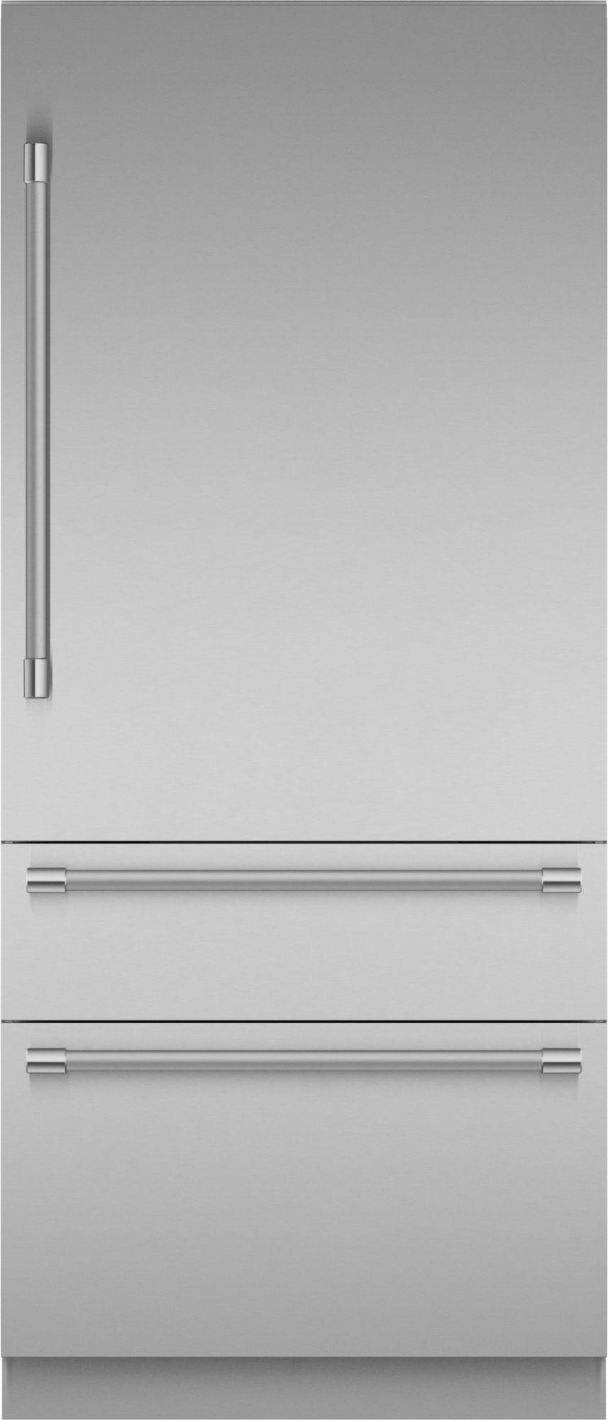 Built-in Bottom Freezer 36'' Professional Stainless Steel