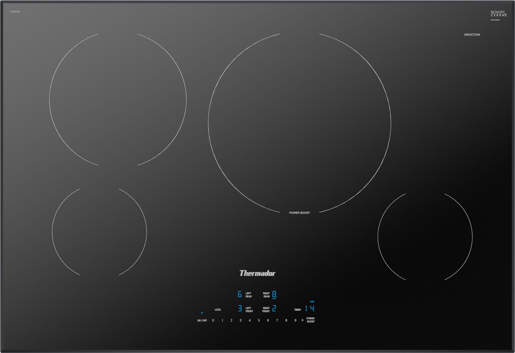 Induction Cooktop 30'' Black, Without Frame