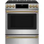 Cafe Café™ 30" Smart Slide-In, Front-Control, Induction and Convection Range with In-Oven Camera