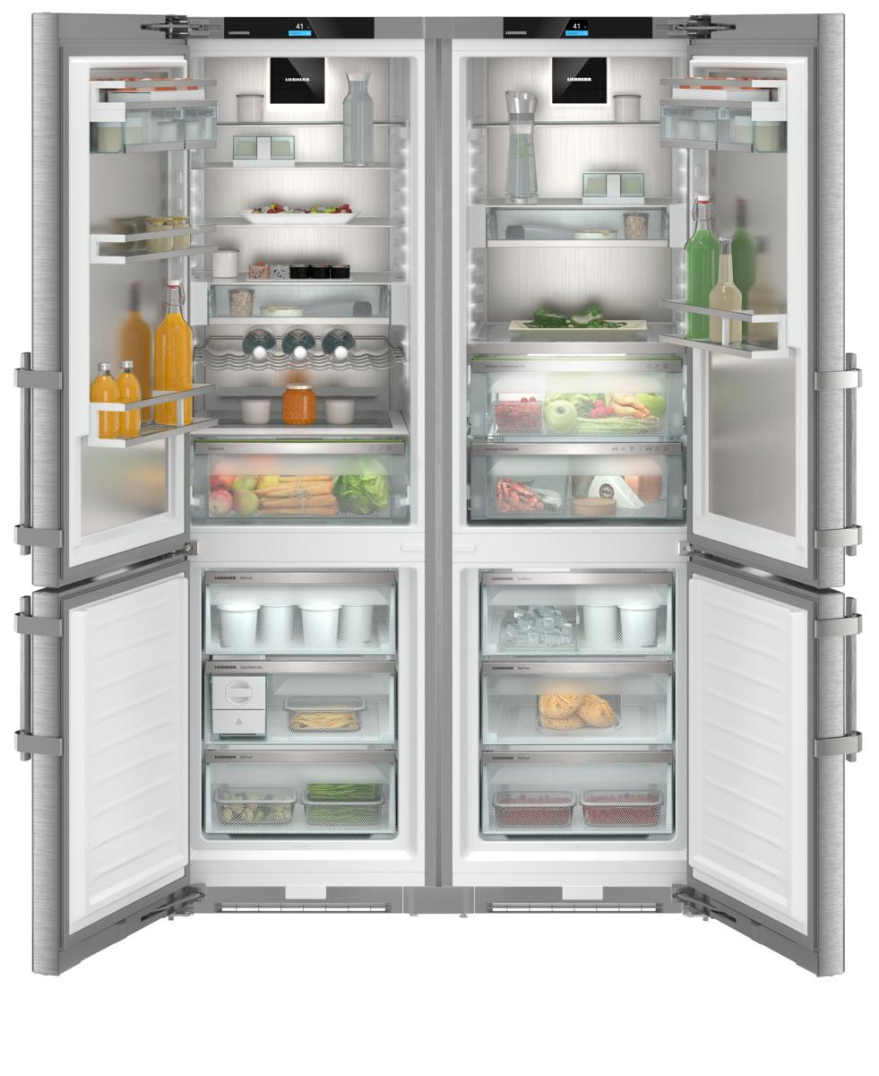 Combined fridge-freezers with EasyFresh and NoFrost Fridge-freezer with BioFresh Professional and NoFrost