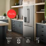 LG Appliances LG Counter-Depth MAX™ with Zero Clearance™ 3-Door French Door Refrigerator with Thin Door Design