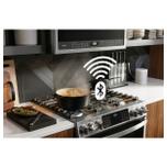 GE Profile GE Profile™ 30" Smart Slide-In Front-Control Gas Fingerprint Resistant Range with No Preheat Air Fry