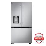 LG Appliances LG Counter-Depth MAX™ with Zero Clearance™ 3-Door French Door Refrigerator with Thin Door Design