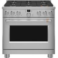 Café™ 36" Smart All-Gas Commercial-Style Range with 6 Burners (Natural Gas)