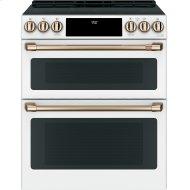 Café™ 30" Smart Slide-In, Front-Control, Induction and Convection Double-Oven Range