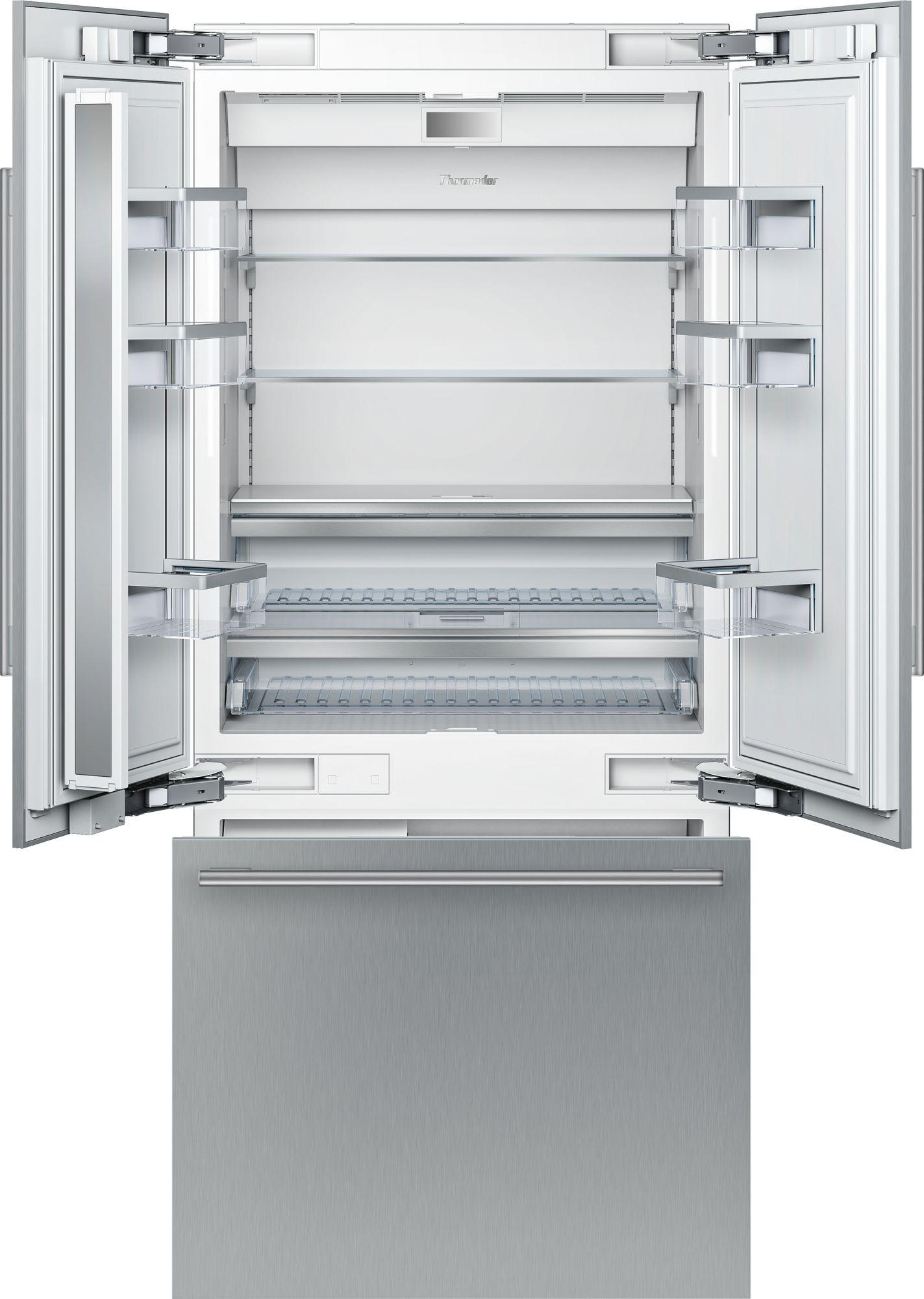 Built-in French Door Bottom Freezer 36'' Panel Ready