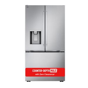 LG Appliances LG Counter-Depth MAX™ with Zero Clearance™ 3-Door French Door Refrigerator with Thin Door Design