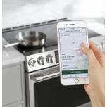 Cafe Café™ 30" Smart Slide-In, Front-Control, Induction and Convection Range with In-Oven Camera