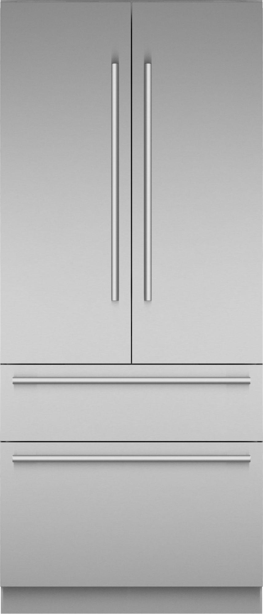 Built-in French Door Bottom Freezer 36'' Masterpiece® Stainless Steel