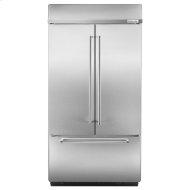 24.2 Cu. Ft. 42" Width Built-In Stainless French Door Refrigerator with Platinum Interior Design