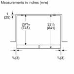 Bosch 100 Series French Door Bottom Mount Refrigerator 36" Stainless steel (with anti-fingerprint)