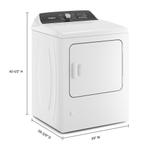 Whirlpool 7.0 Cu. Ft. Top Load Electric Moisture Sensing Dryer with Steam