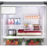 Bosch 100 Series French Door Bottom Mount Refrigerator 36" Stainless steel (with anti-fingerprint)