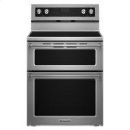 30-Inch 5 Burner Electric Double Oven Convection Range