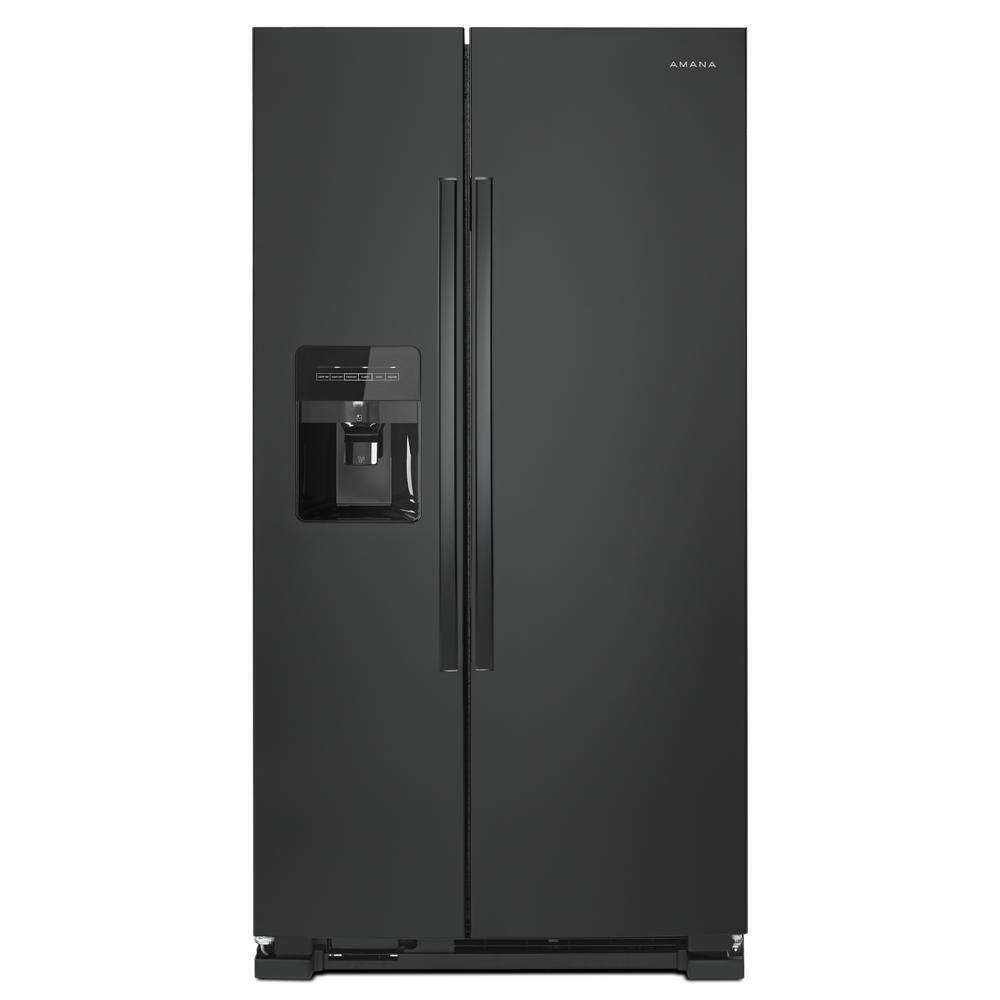 33-inch Side-by-Side Refrigerator with Dual Pad External Ice and Water Dispenser