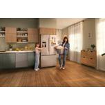 Bosch 100 Series French Door Bottom Mount Refrigerator 36" Stainless steel (with anti-fingerprint)