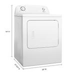 Amana 6.5 cu. ft. Electric Dryer with Wrinkle Prevent Option