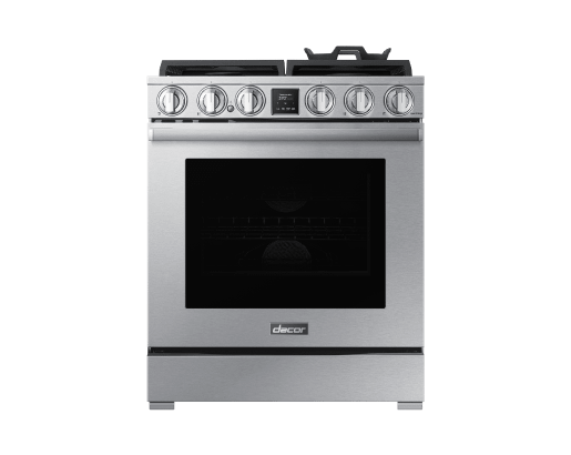 30" Range, Silver Stainless, Natural Gas/Liquid Propane